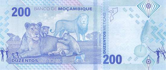 Mosambik p158a 200 Meticais 2024